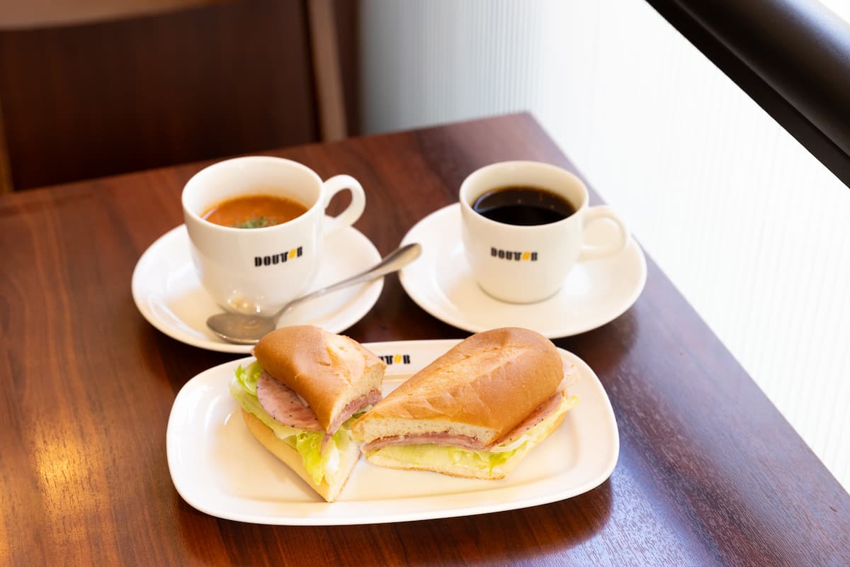 菜單範例 | Doutor Coffee Shop Kanda Matsunaga-Cho