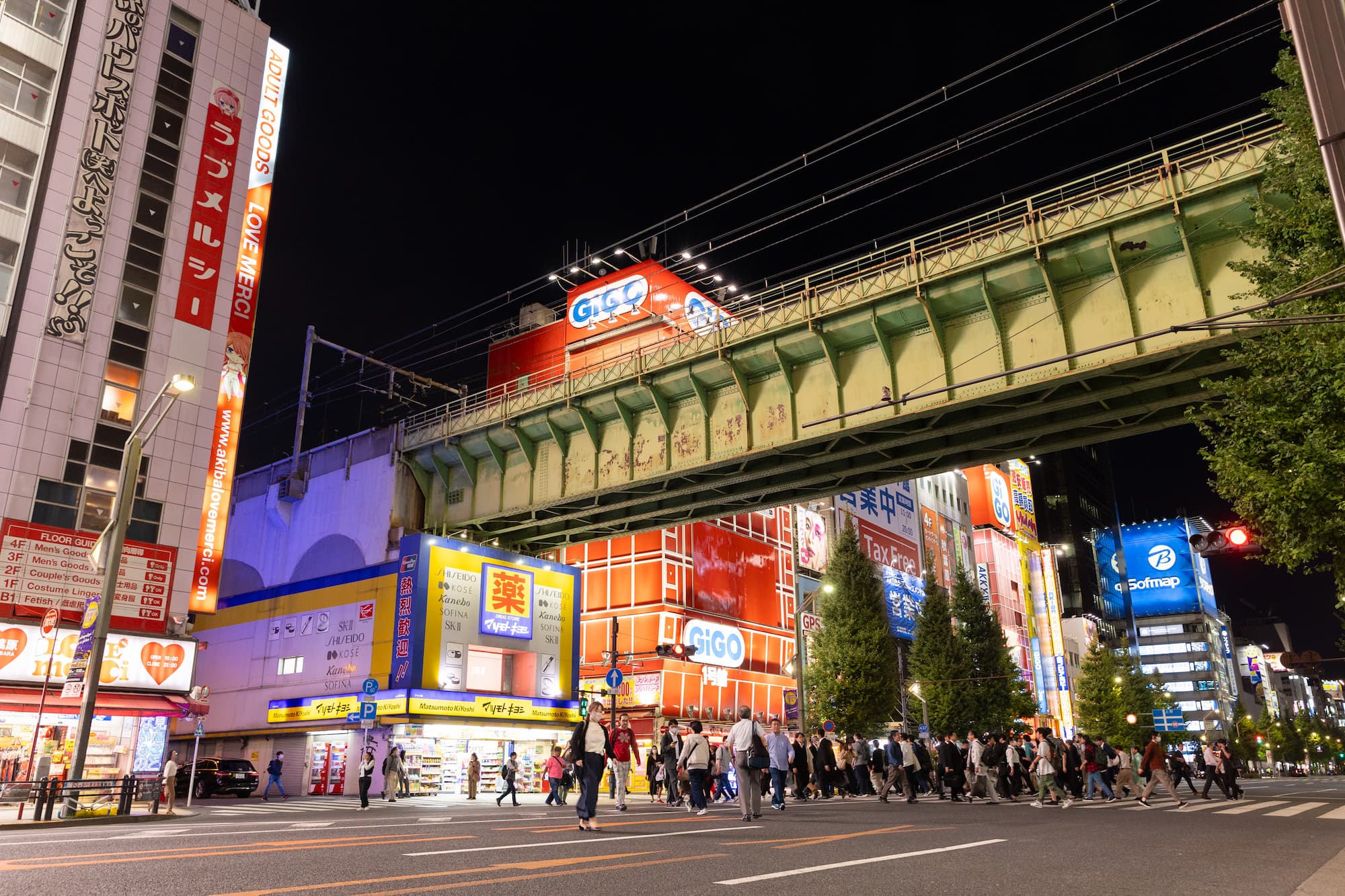 Good location, about 5 minutes walk from Akihabara Station