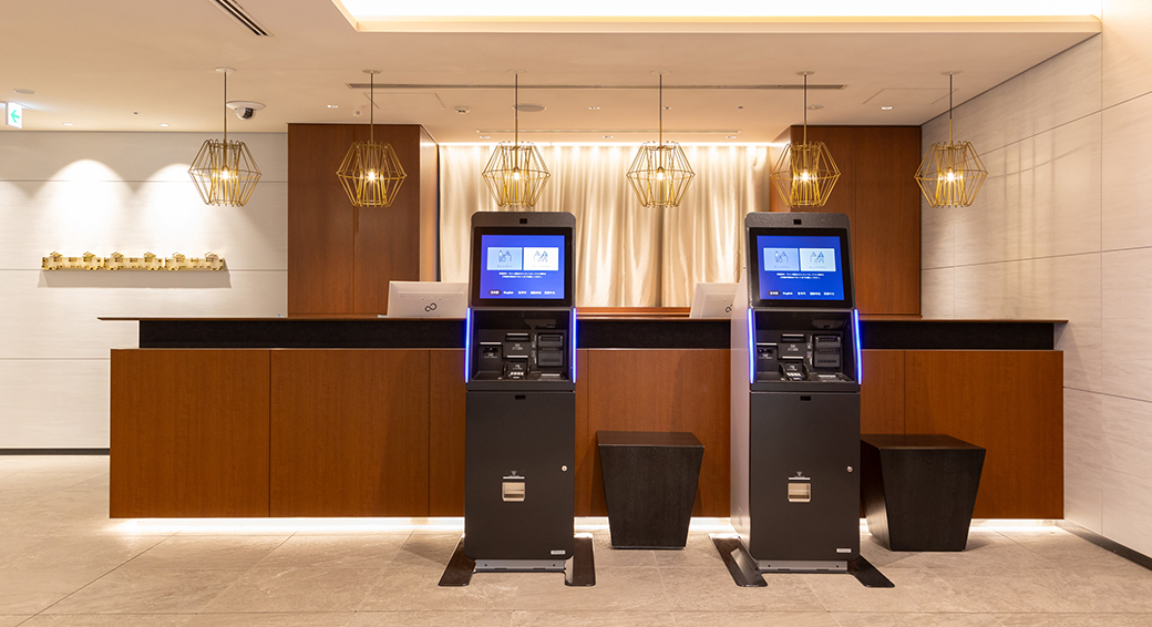 Front desk of "Keikyu EX Inn Keikyu Kamata"